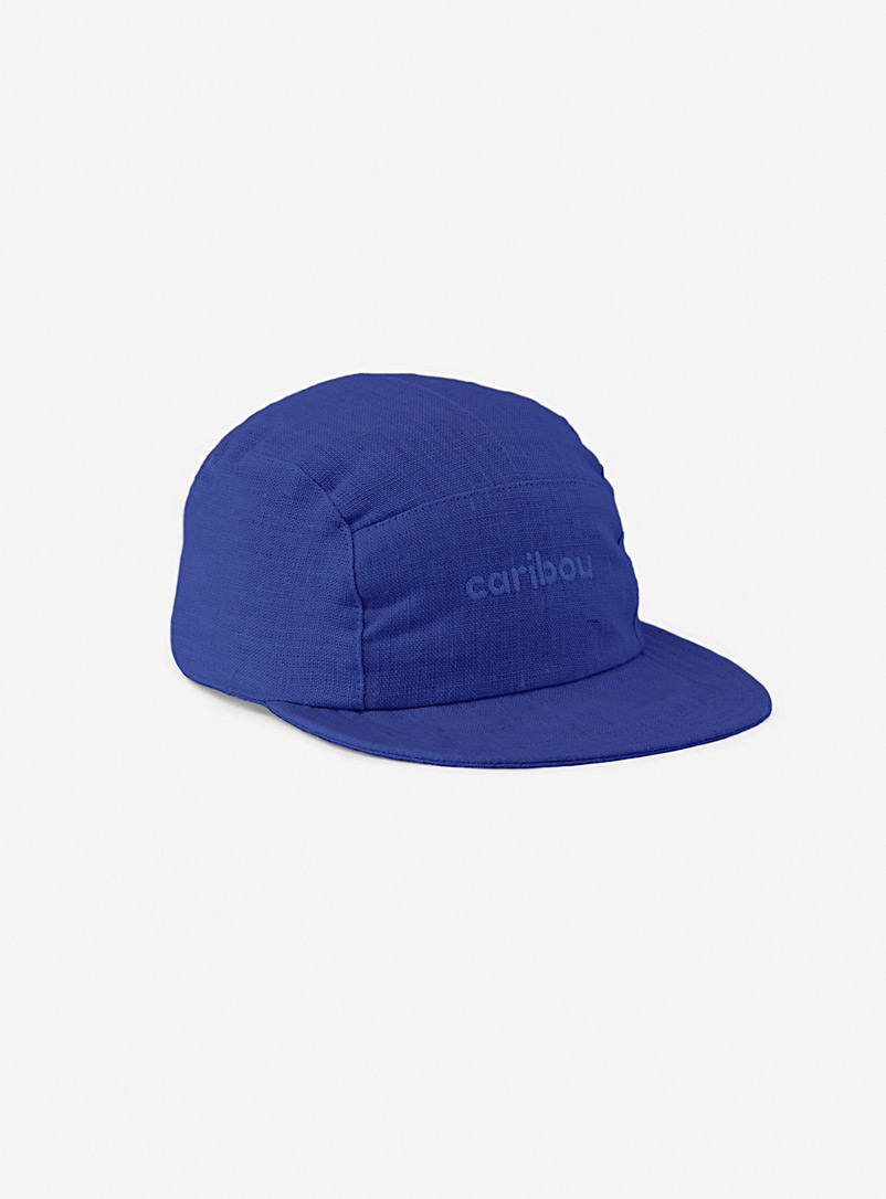 Studio Caribou Blue Colourful linen cap Adult
