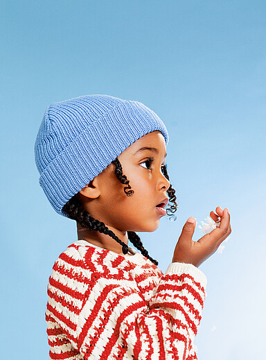 La tuque p&ecirc;cheur laine m&eacute;rinos Enfant