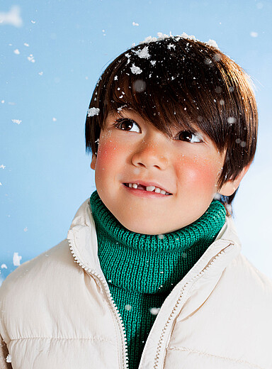Merino wool neck warmer Kids
