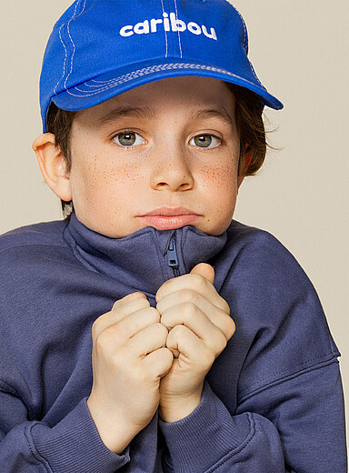 La casquette baseball color&eacute;e coton bio Enfant