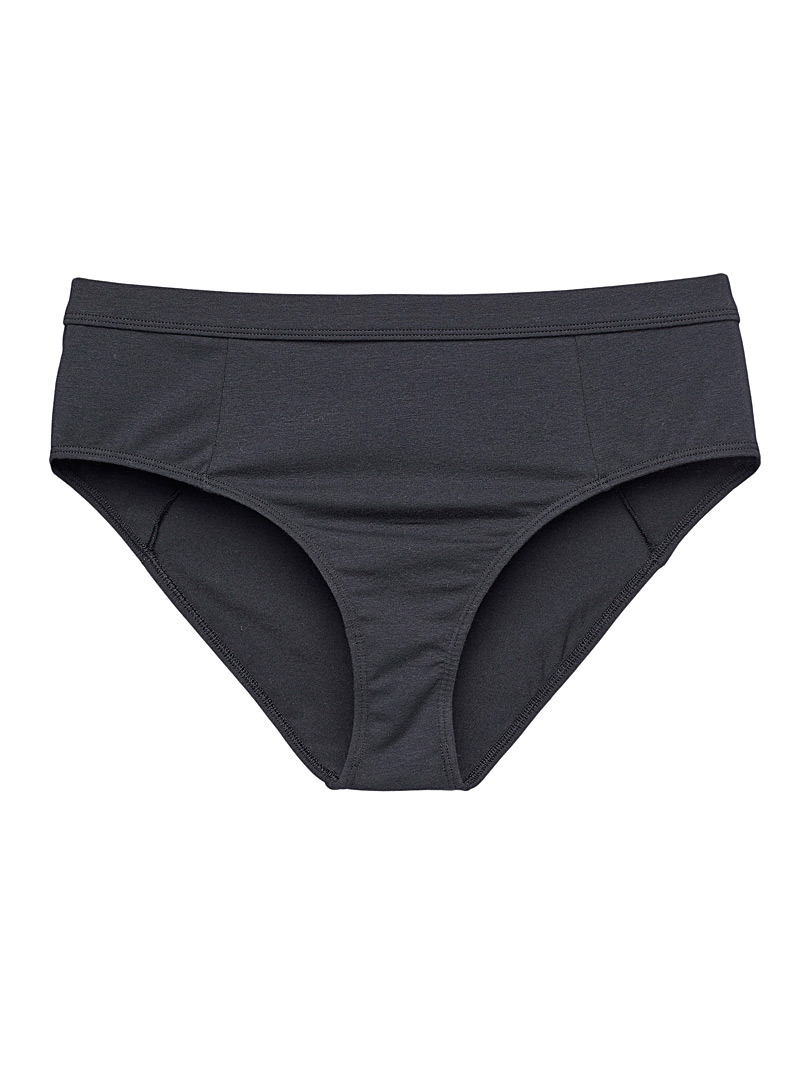 Moons and Junes Charcoal Audre cotton bikini panty Plus size for women