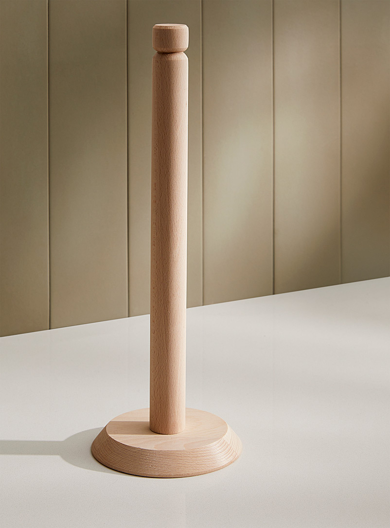 Simons Maison: Le porte essuie-tout bois naturel Assorti