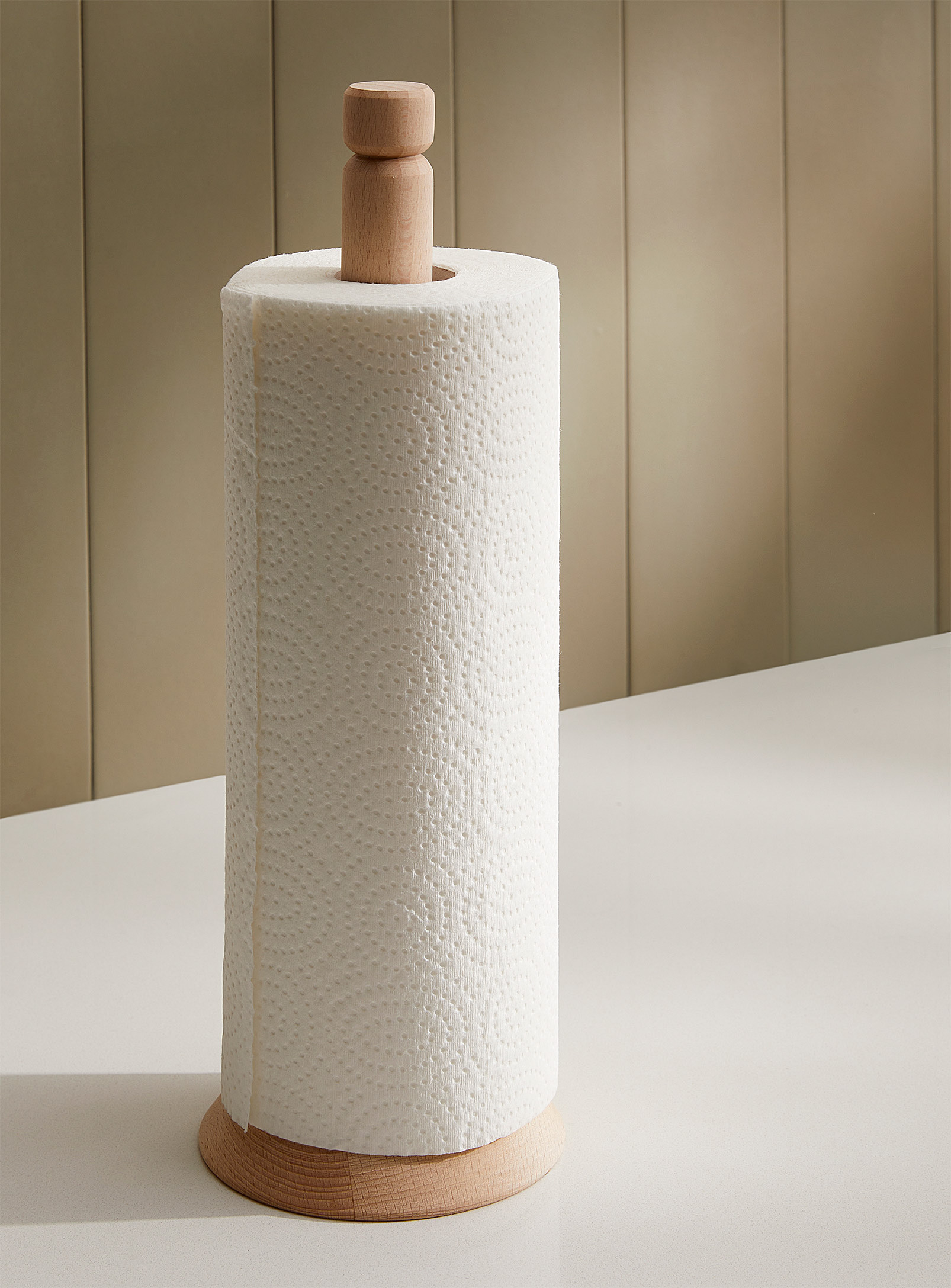 Simons Maison - Natural wood paper towel holder