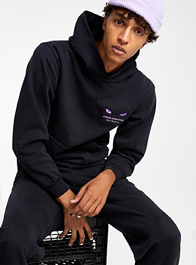 Embroidered ultraviolet-gaze hoodie | H4X | Men's Hoodies & Sweatshirts ...