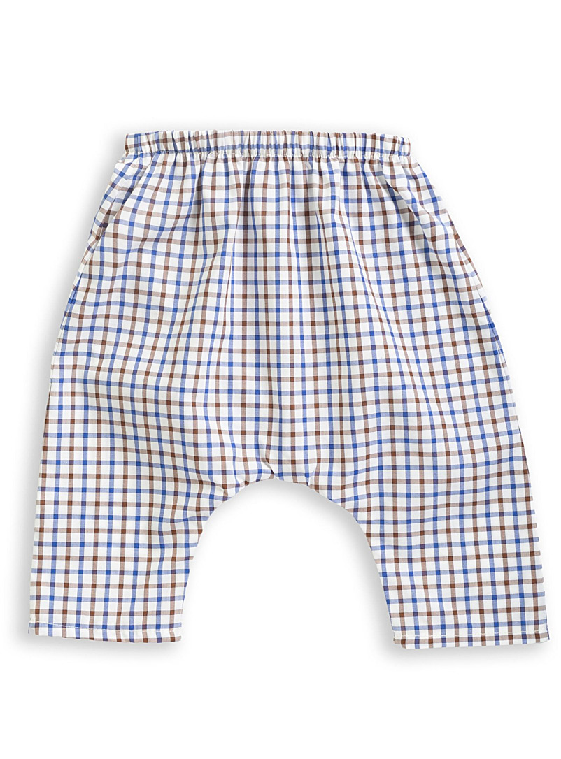 Petits Genoux Assorted Checkered grow-with-me trouser Kids