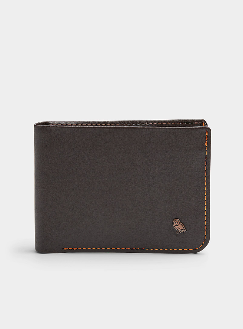 Bellroy Medium Brown Hide & Seek eco-friendly wallet for men