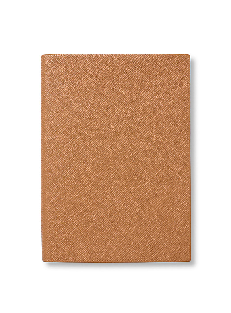 Smythson Brown Soho notebook for men
