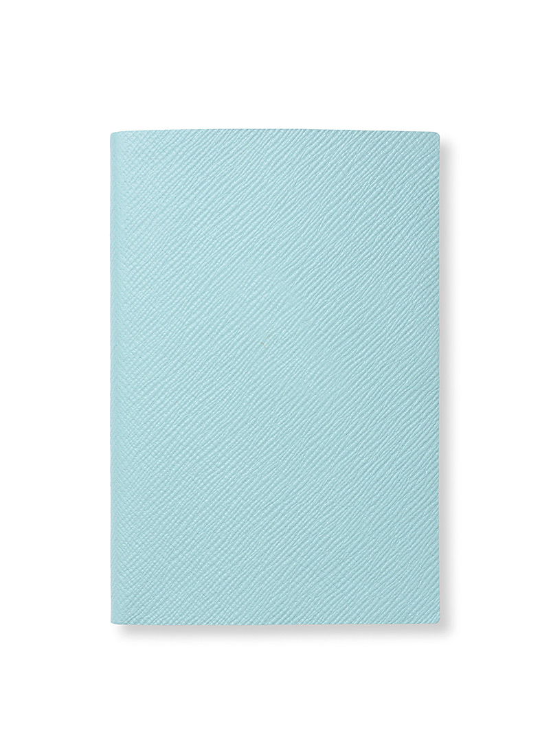 Smythson Blue Chelsea notebook for men