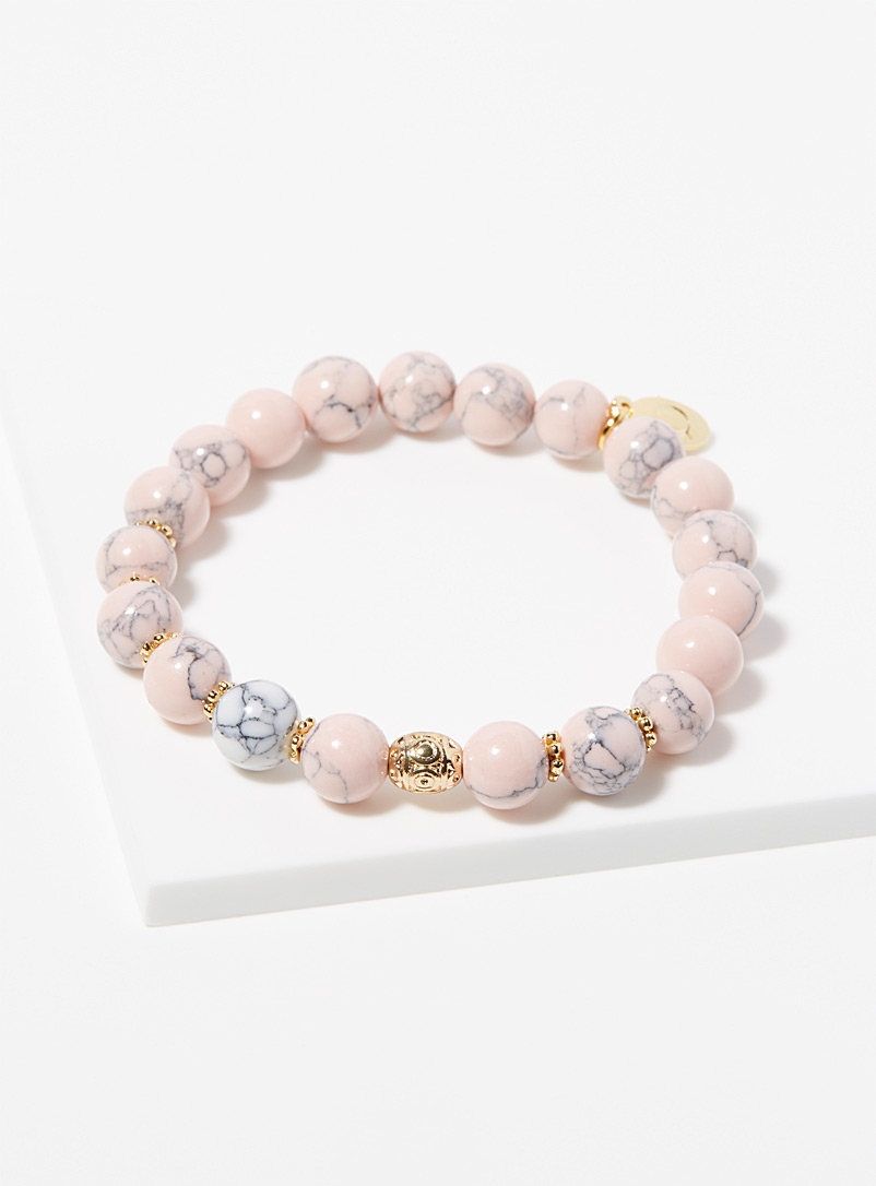 Soha & Co Dusky Pink Ancolie bracelet for women