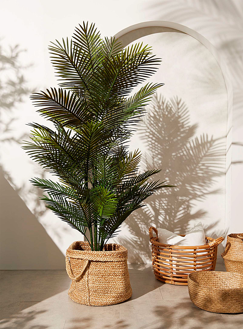 Simons Maison: La grande plante verte imitation palmier dattier Vert