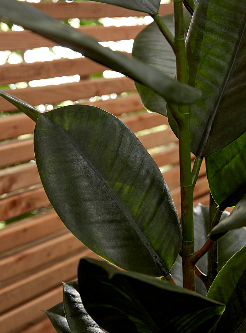 Artificial ficus green plant product image 2