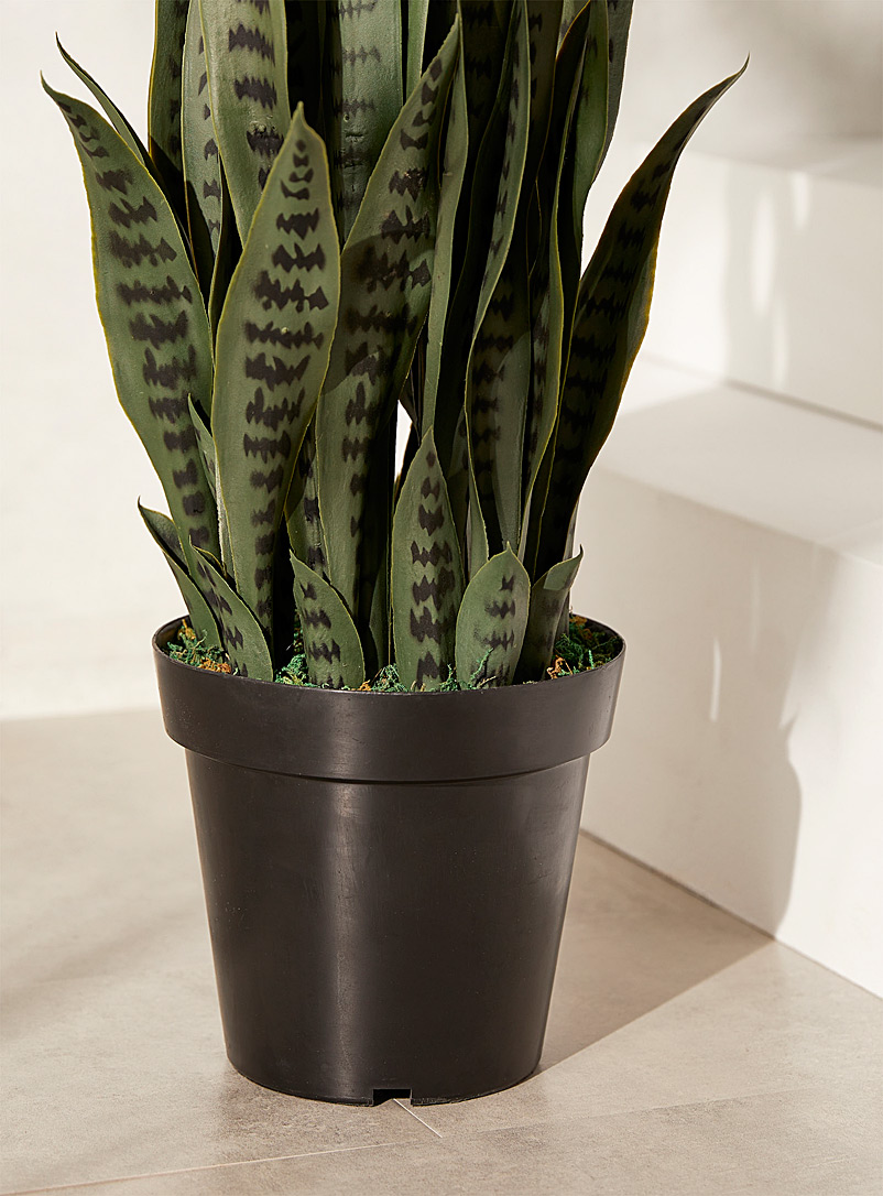 Medium artificial sansevieria green plant product image 2