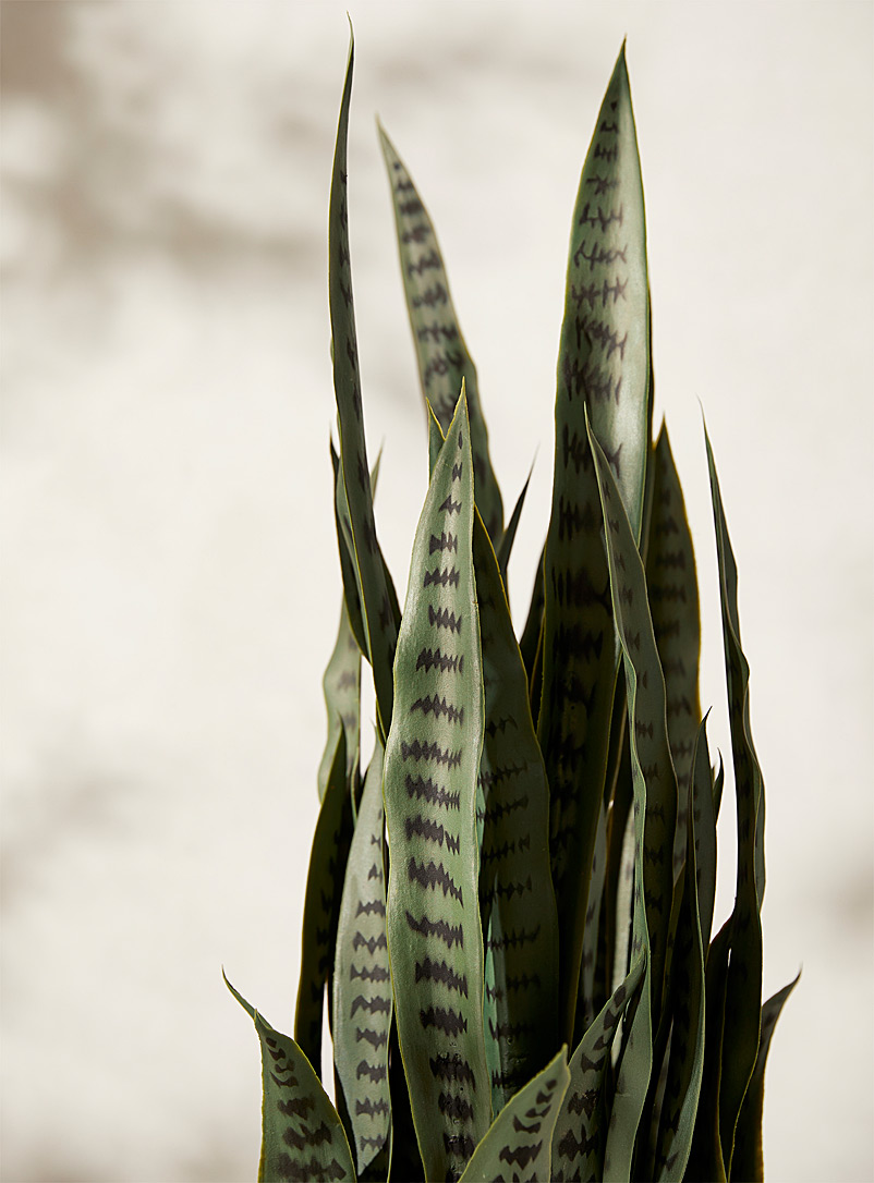 Medium artificial sansevieria green plant product image 3