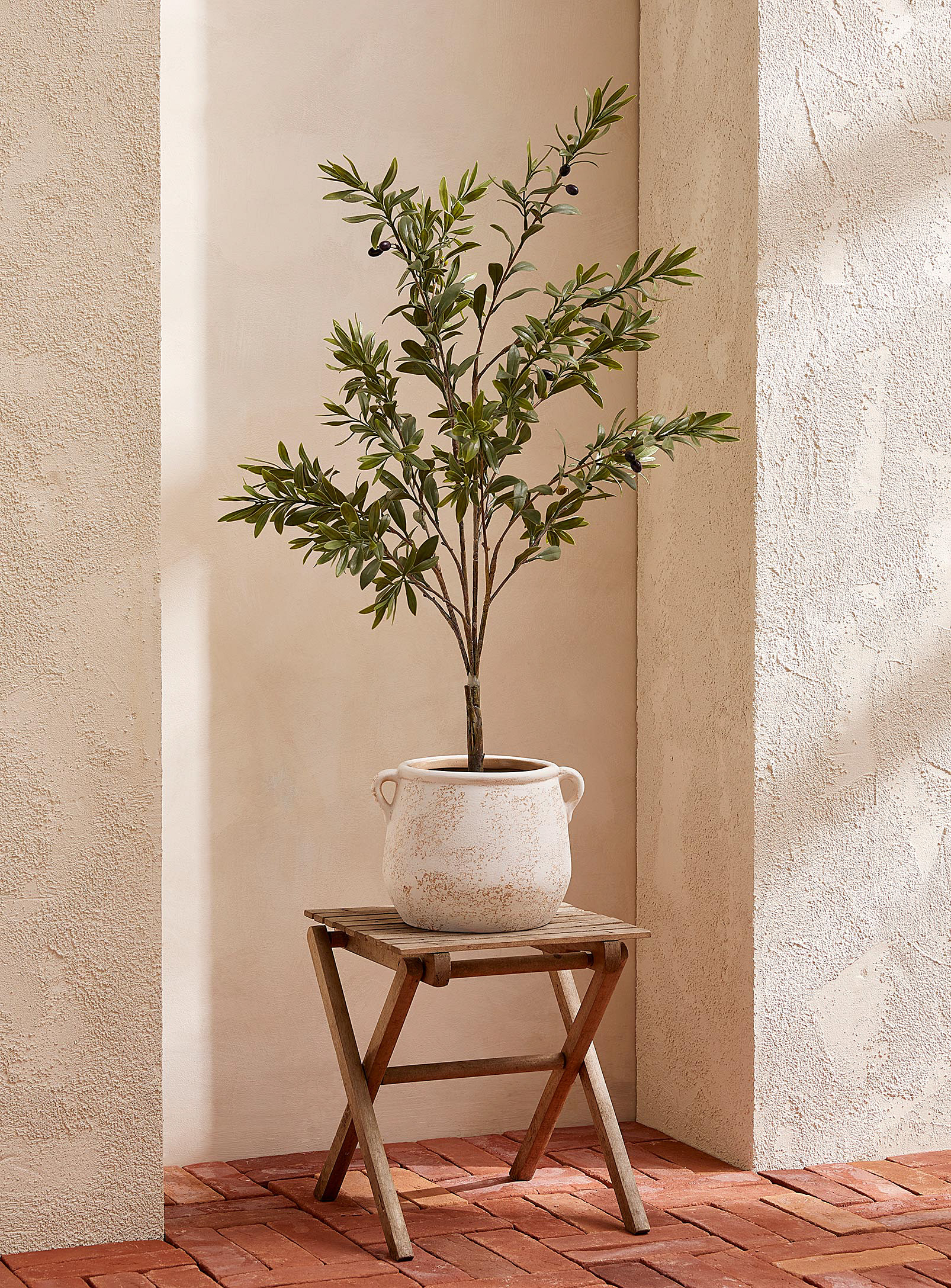 Simons Maison - Artificial olive tree shrub 99 cm tall