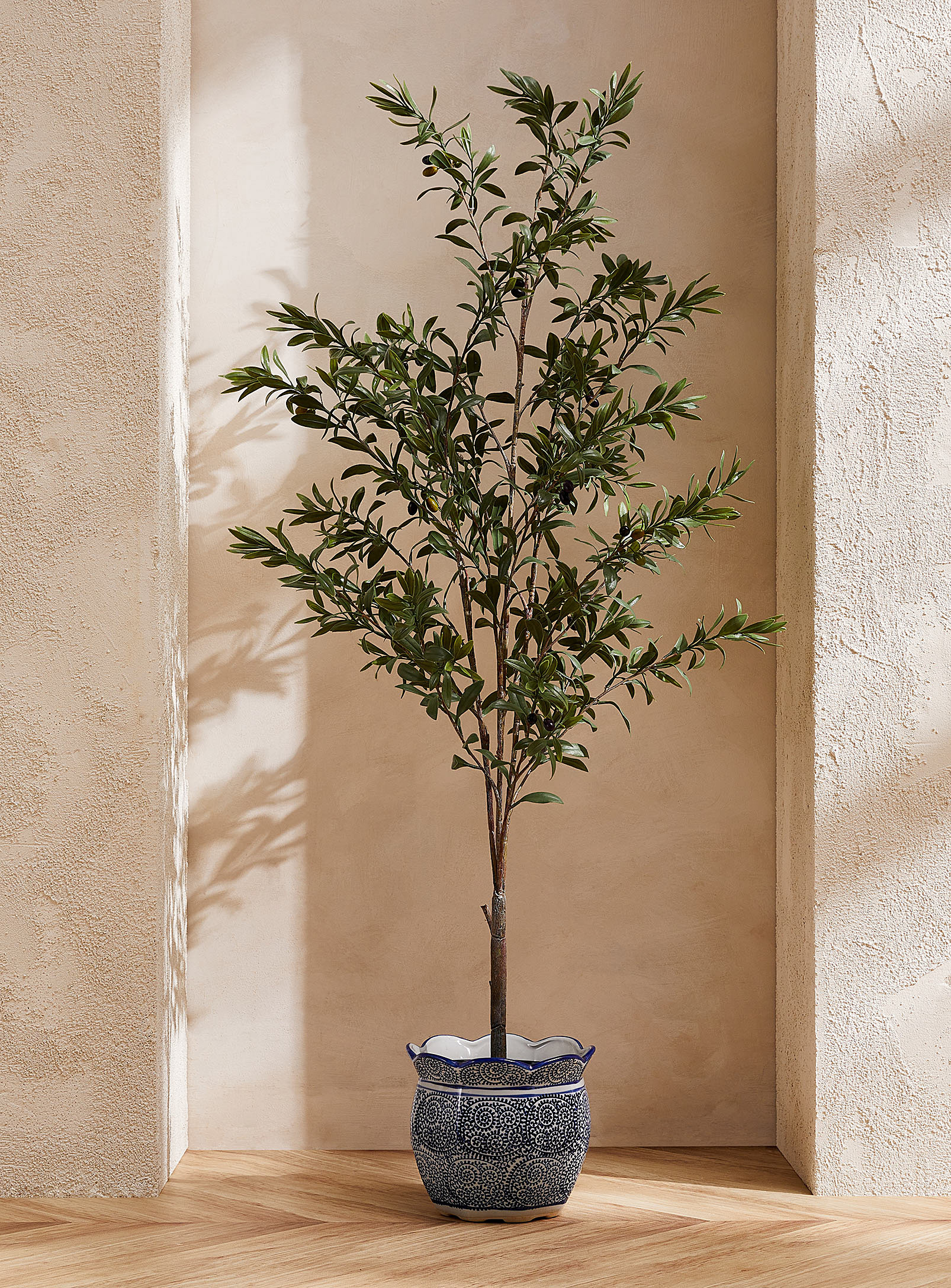 Simons Maison - Artificial olive tree shrub 129.5 cm tall
