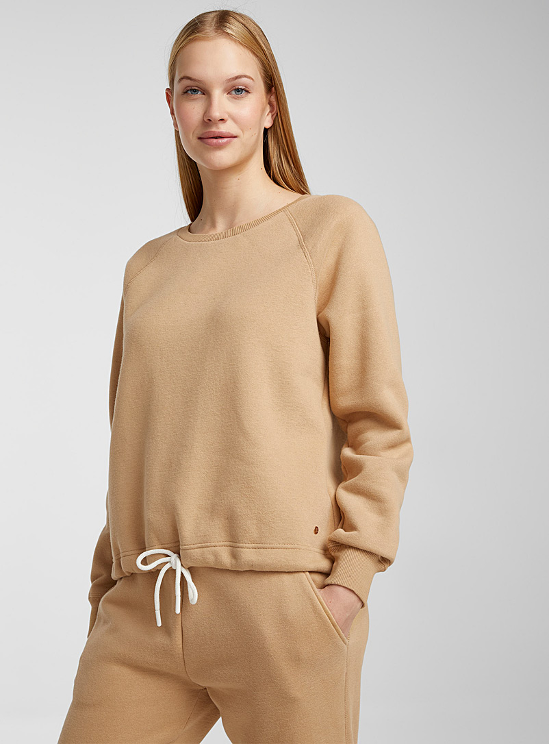 LatteLove Sand Honey lounge sweater for women