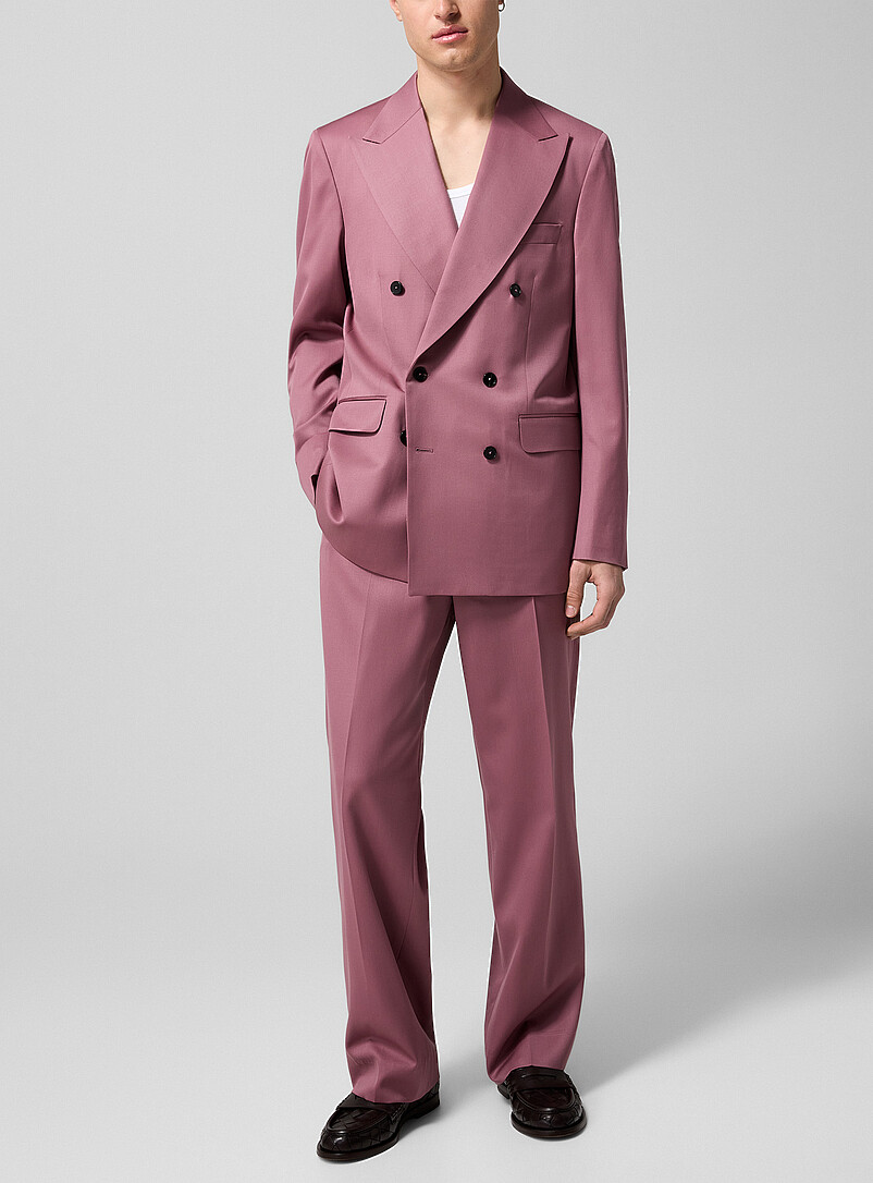Dusty Rose Double-Breasted Suit