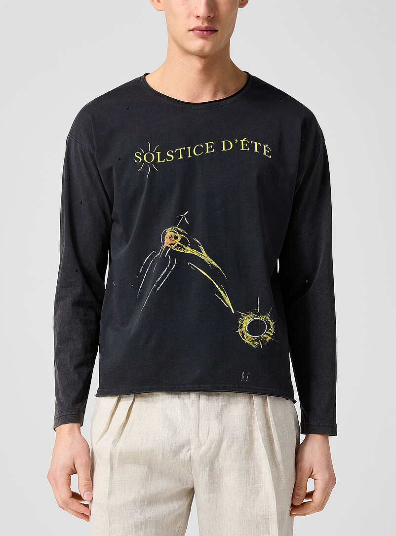 Solstice Perforated Long-Sleeve T-Shirt