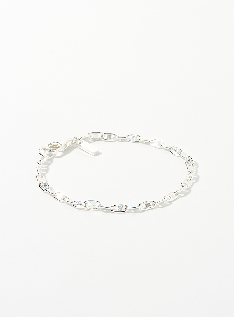 Hatton Labs Silver Mariner silver chain bracelet for men