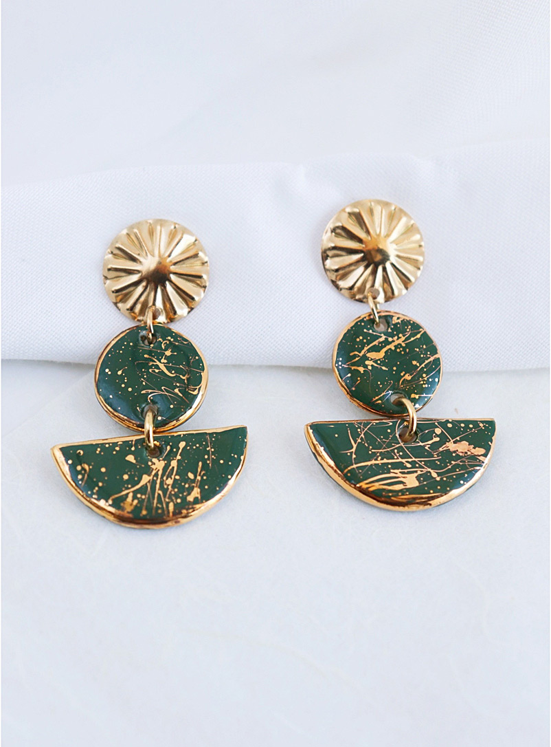 Boucles D'oreilles Clips Argentées – Occasion – Style Puces/mini