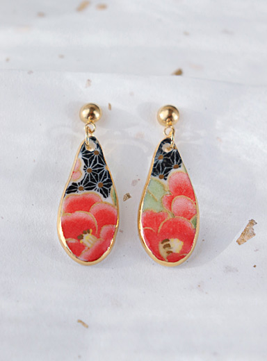 Hayami porcelain earrings
