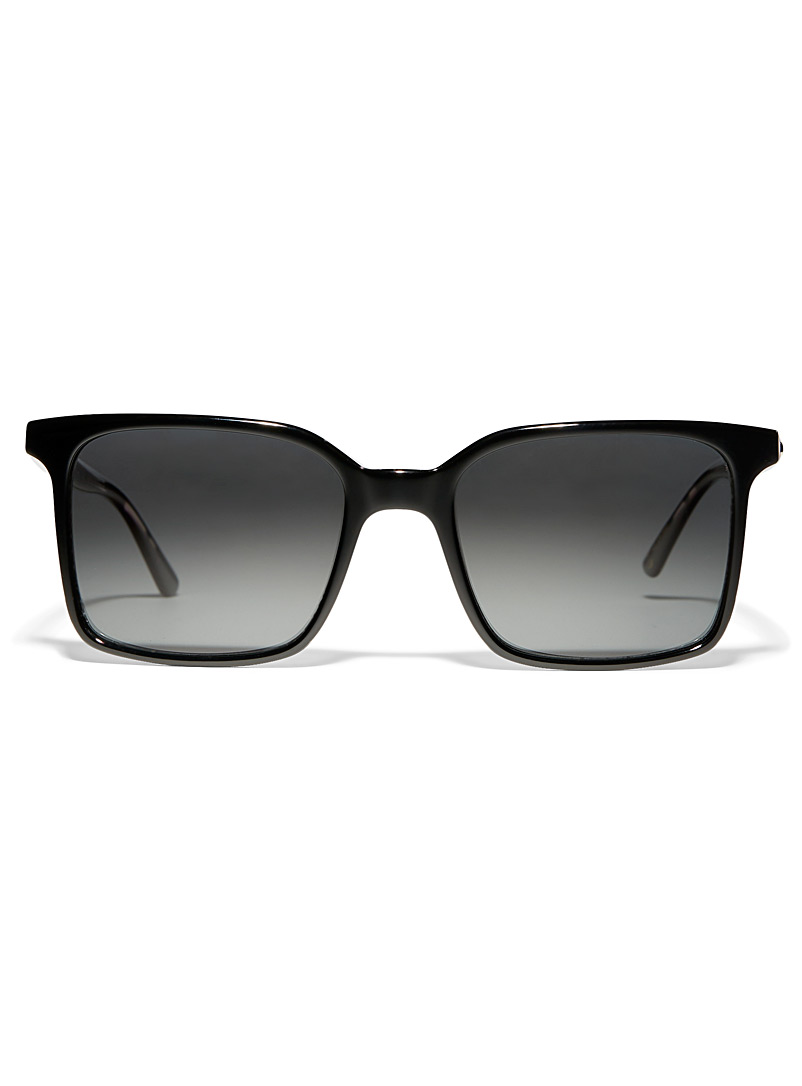 Crap Eyewear: Les lunettes de soleil carrées The Conga Jet XL Noir pour homme