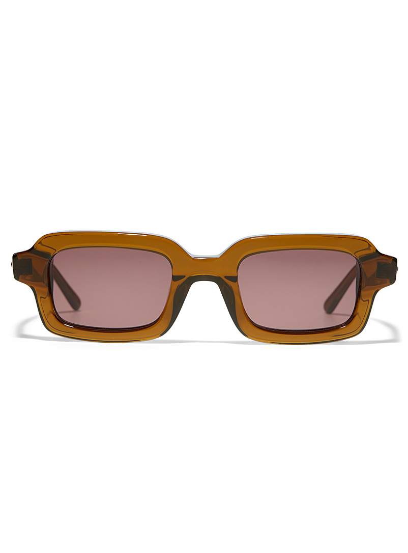 Crap Eyewear: Les lunettes de soleil Lucid Blur Brun moyen pour homme