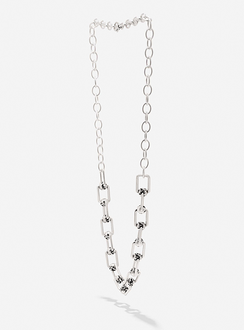 Captive Silver Novae necklace for women