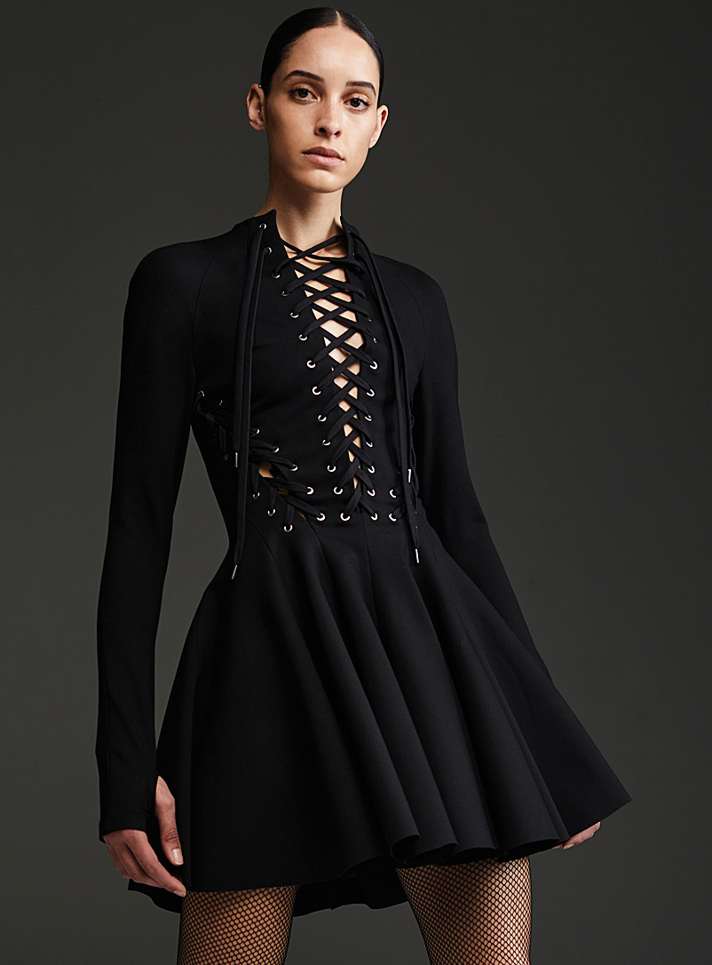 UNTTLD Black Kitt mini-dress for women