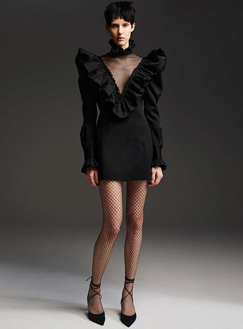 UNTTLD Black Marilla mini-dress for women
