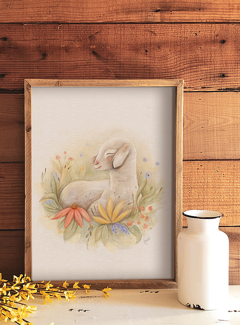 Mélanie Foster Illustrations Assorted Flower field nap art print See available sizes
