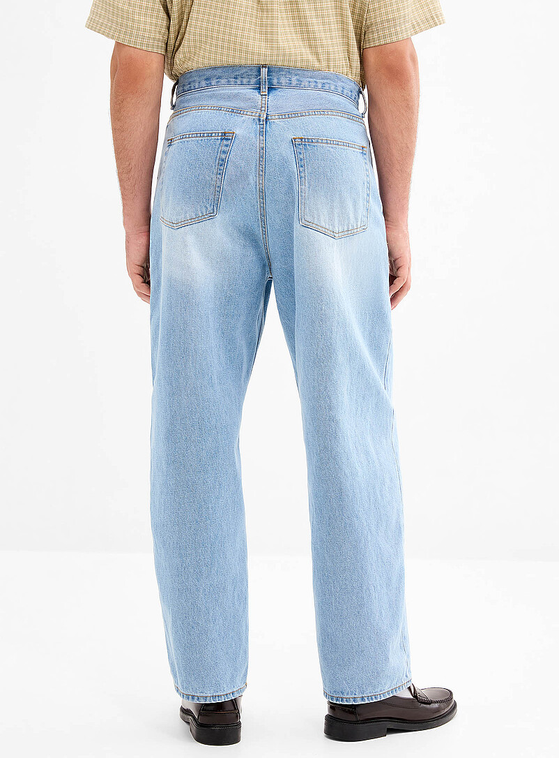 Bleached-look blue jean Loose fit Imported from Seoul product image 3