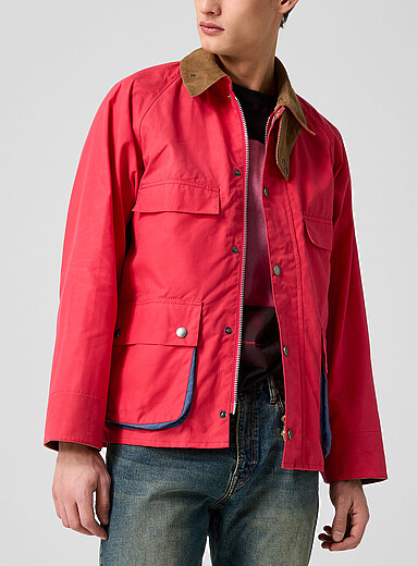 La veste cir&eacute;e Bedale Paul Smith x Barbour