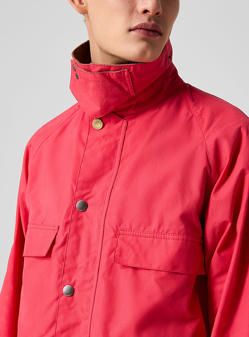 Paul Smith X Barbour Red Bedale waxed jacket by Paul Smith x Barbour for men