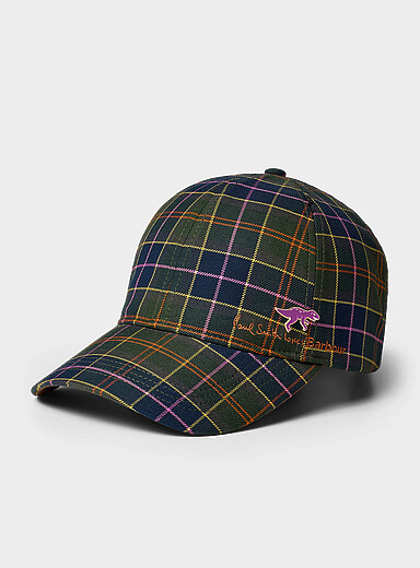 La casquette tartan Paul Smith Loves Barbour