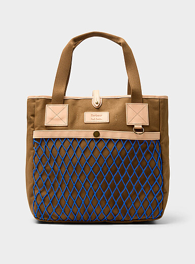 Paul Smith x Barbour wax canvas tote