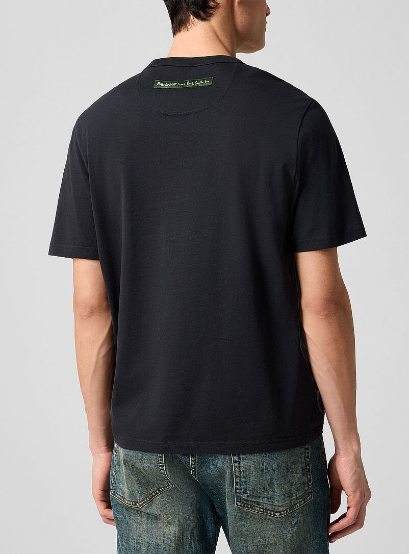 Paul Smith X Barbour Navy/Midnight Blue Paul Smith x Barbour Crosby T-shirt Unisex for men