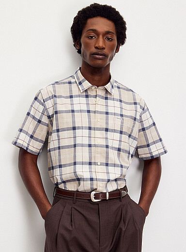 La chemise carreaux fen&ecirc;tre Gordon <b>Coupe r&eacute;guli&egrave;re</b>