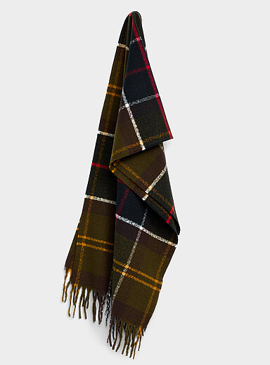 Soft tartan scarf