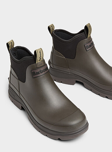 Barbour: La botte imperm&eacute;able Ridge Homme Chocolat - Espresso pour homme