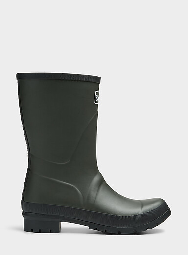 Khaki Banbury mid-calf rain boots Women