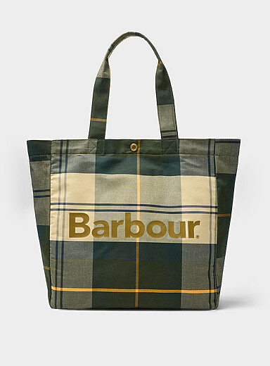 Le fourre-tout tartan vert