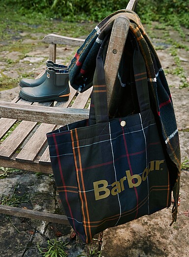 Le fourre-tout tartan vert