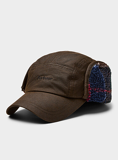 Barbour: La casquette charpentier Lonnen Vert fonc&eacute; - Mousse pour homme