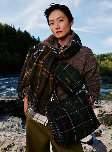 Barrhill tartan tote bag