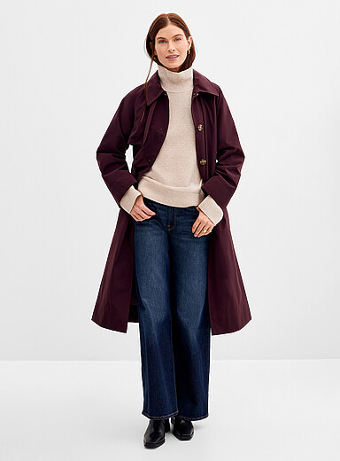 Le trench bourgogne Antonella 