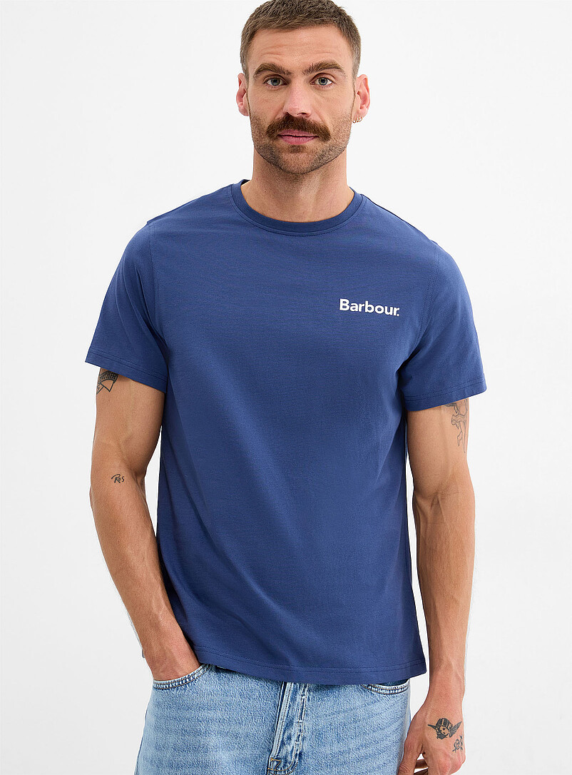 Barbour: Le t-shirt 1894 Bleu pour homme
