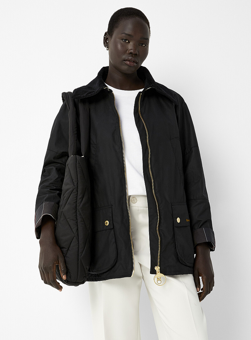 Allerston waxed cotton half-length jacket product image 2