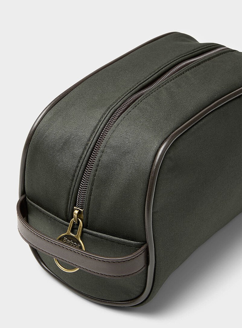 Waxed cotton travel case product image 2