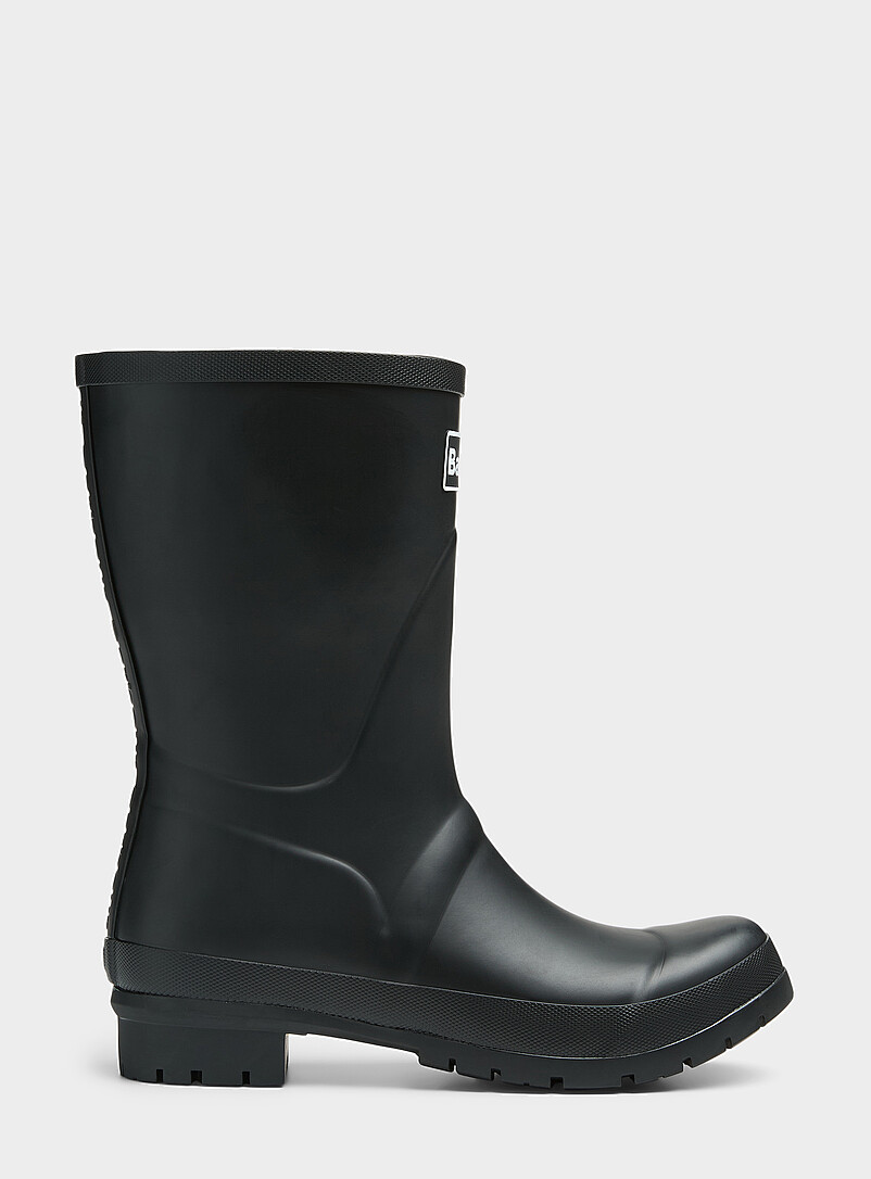 Black Banbury Mid-Calf Rain Boots Women